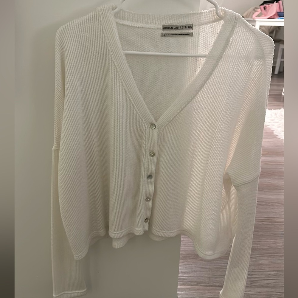 Urban outfitters white button up top